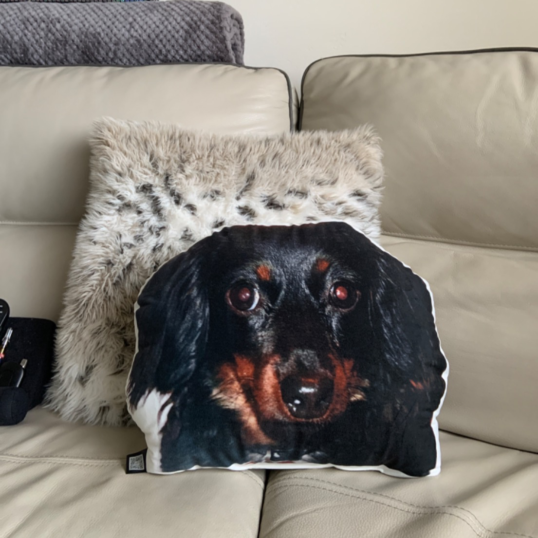 Dachshund Custom Shaped Pillow