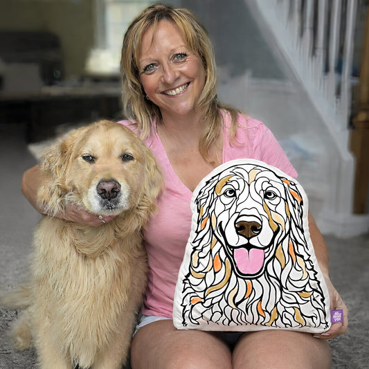 14" Custom Coloring Pillow