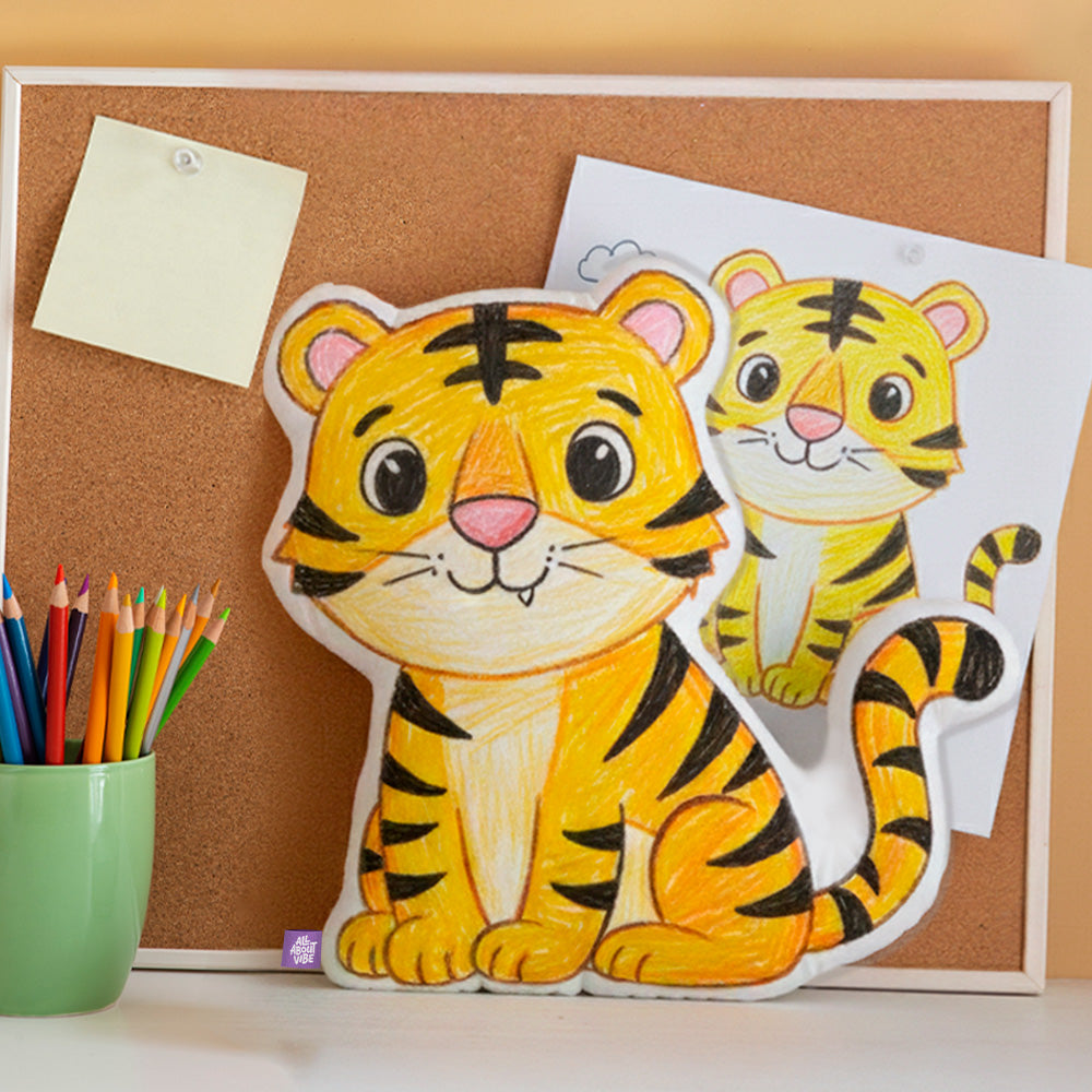 Custom Kids Drawing Pillow