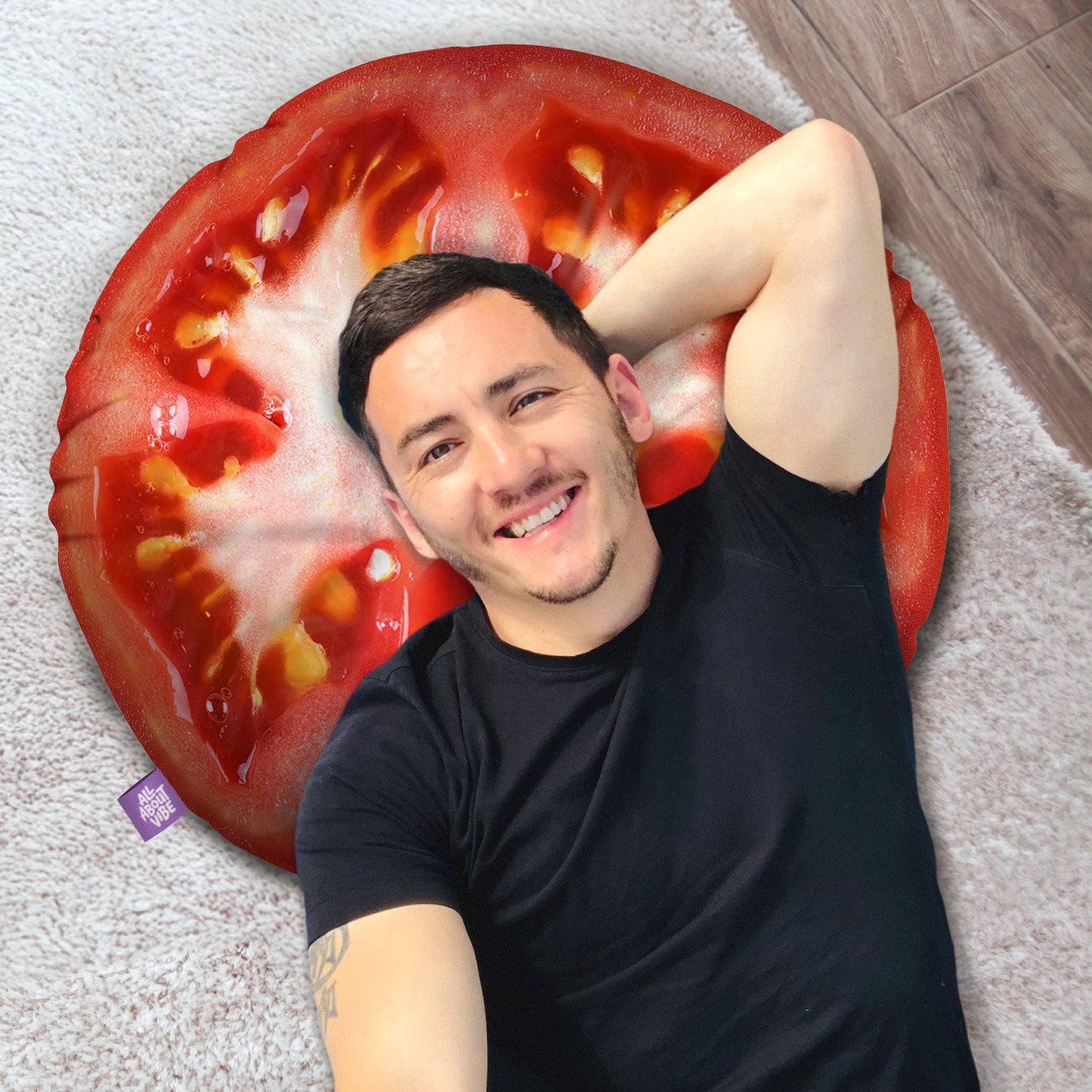 Tomato Throw Pillow By All About Vibe