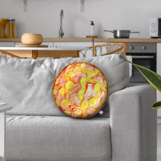 Ham Pizza Throw Pillow By All About Vibe