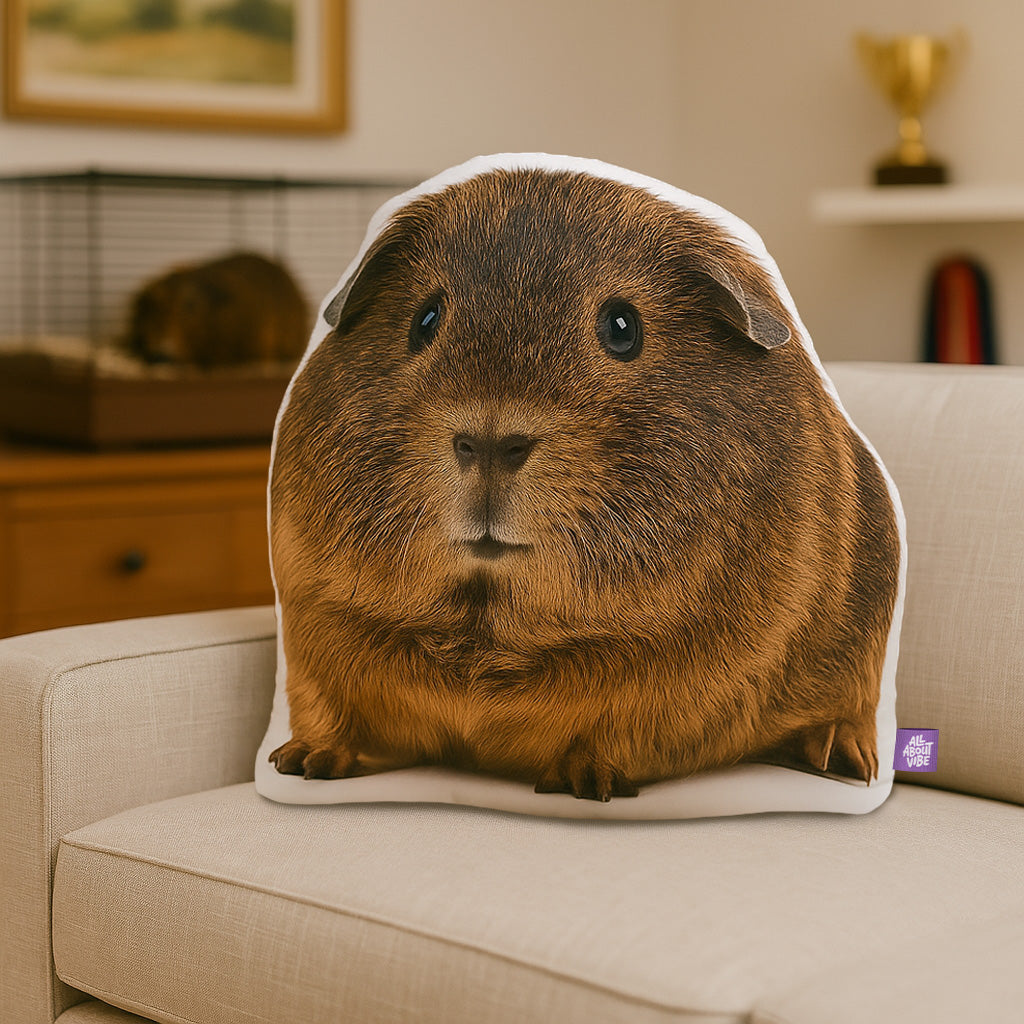 Guinea Pig Custom Shaped Pillow