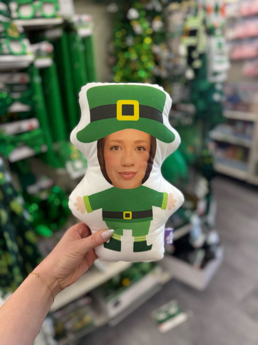 Leprechaun Custom Face Pillow – St. Patrick’s Day