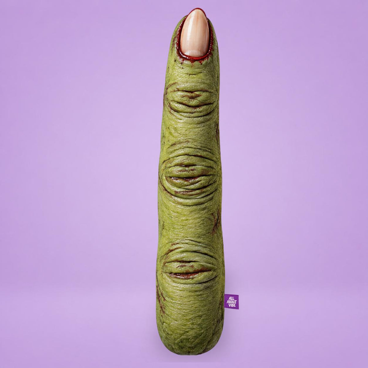 Large Spooky Green Finger Pillow | All About Vibe (auction)
