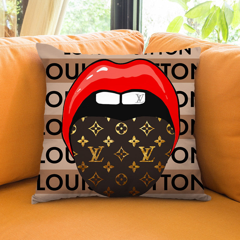 lv couch pillows