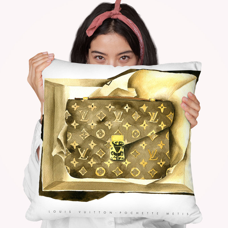 Fashion Lv Bag Throw Pillow By Alexandre Venancio