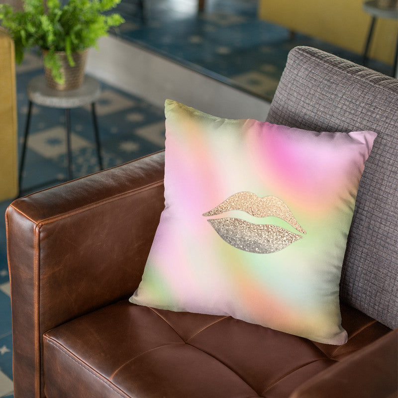 Dreamland Lips Throw Pillow By Monika Strigel – All About Vibe