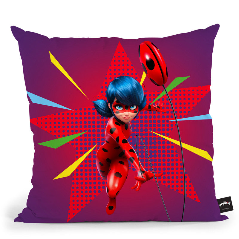 Ladybug Yoyo Throw Pillow By Miraculous – All Vibe