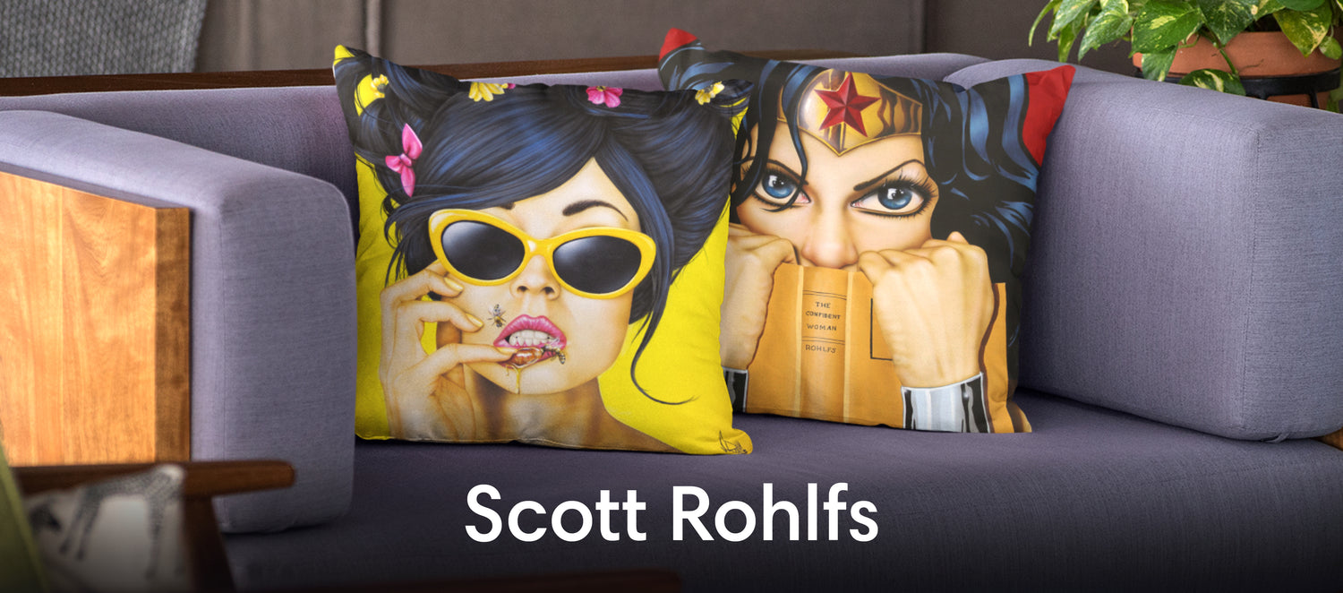 Scott Rohlfs Throw Pillows