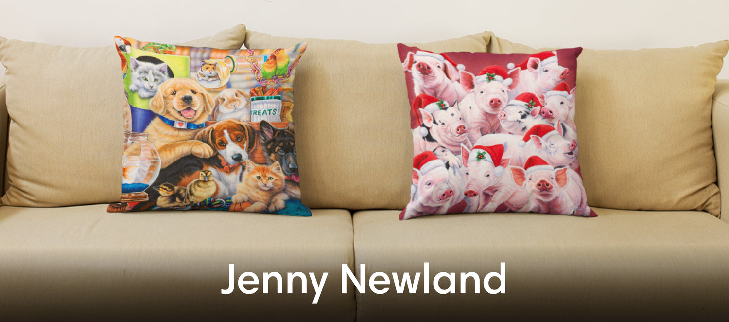Jenny Newland Throw Pillows