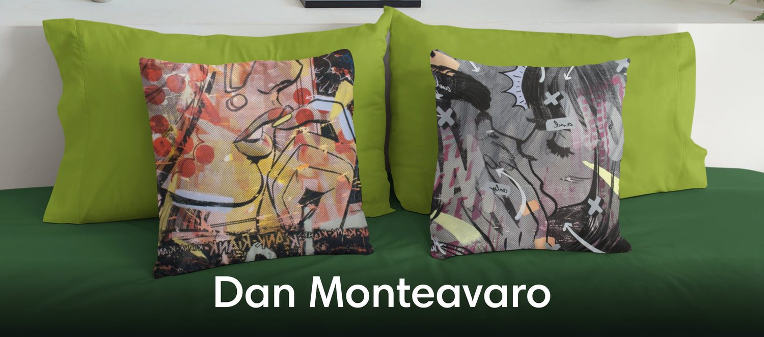 Dan Monteavaro Throw Pillows