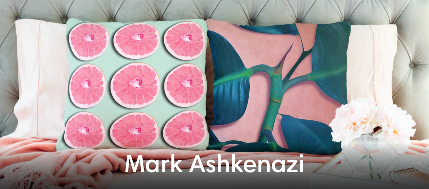 Mark Ashkenazi Throw Pillows