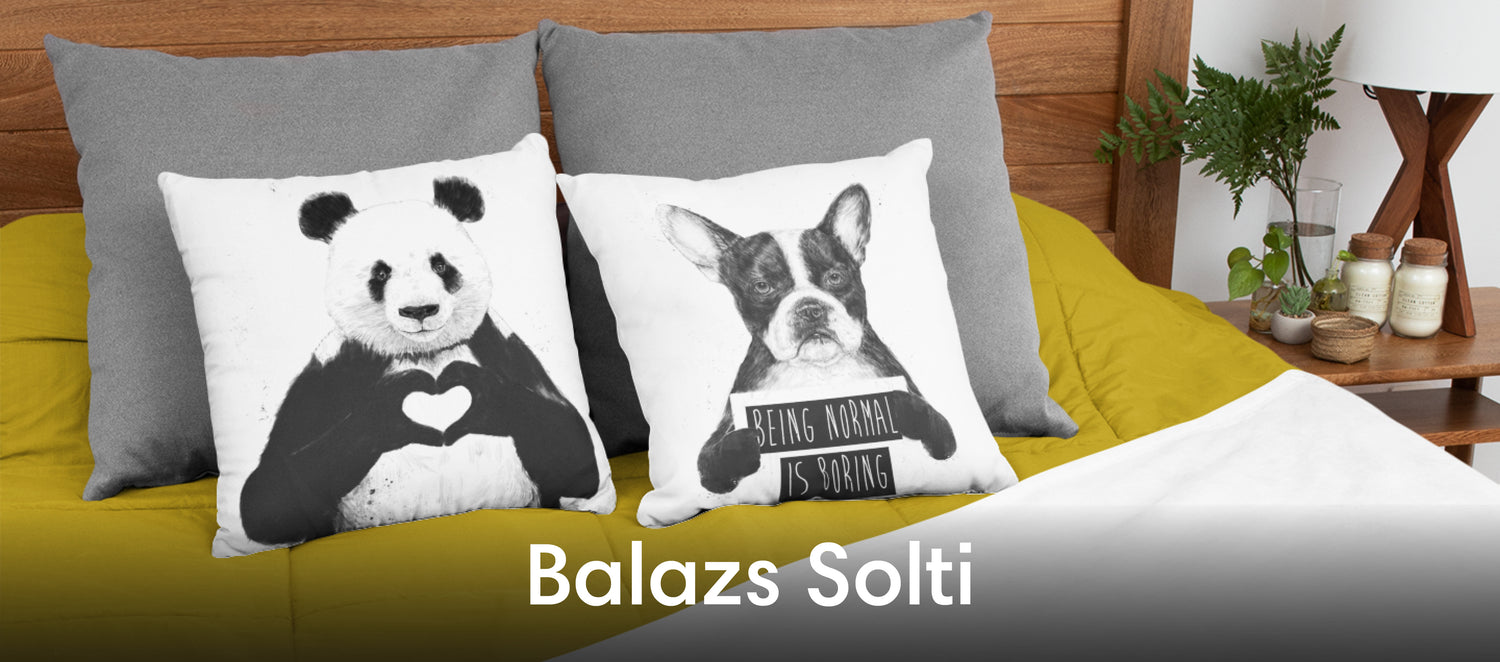 Balazs Solti Throw Pillows