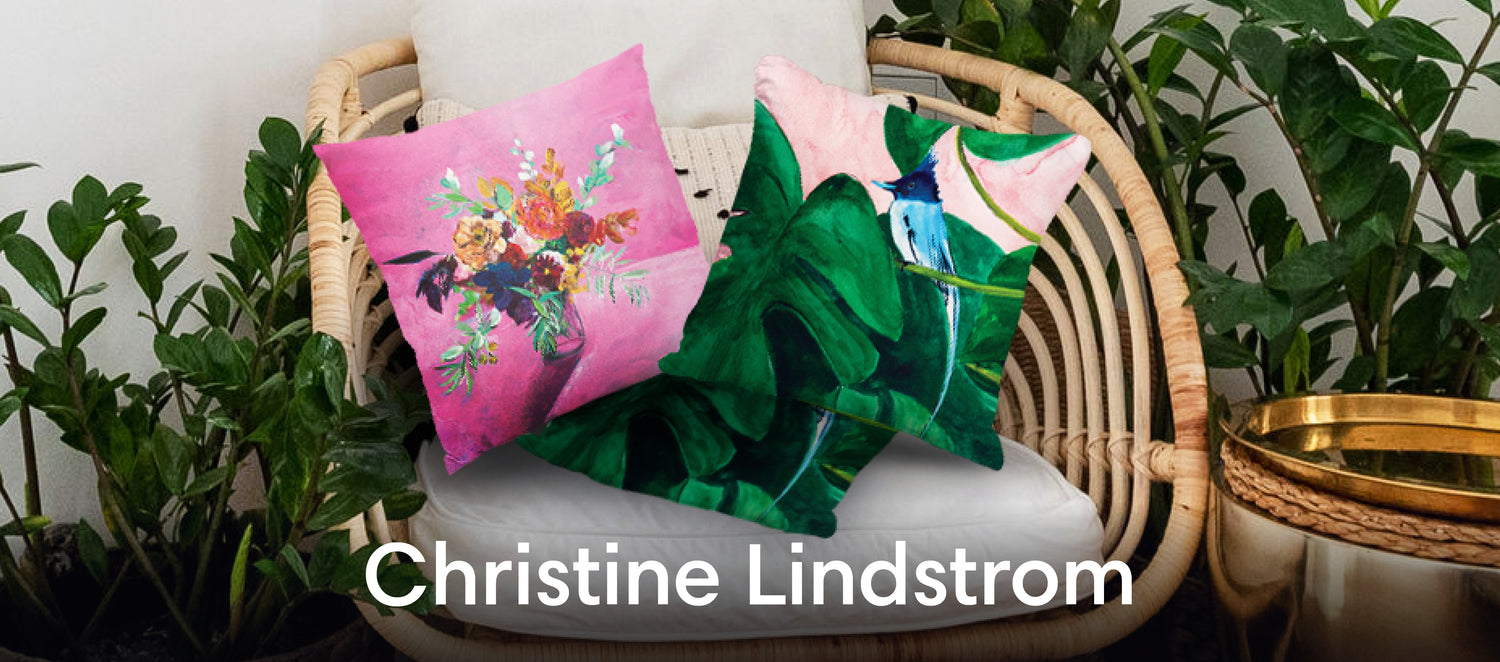 Christine Lindstrom Throw Pillows