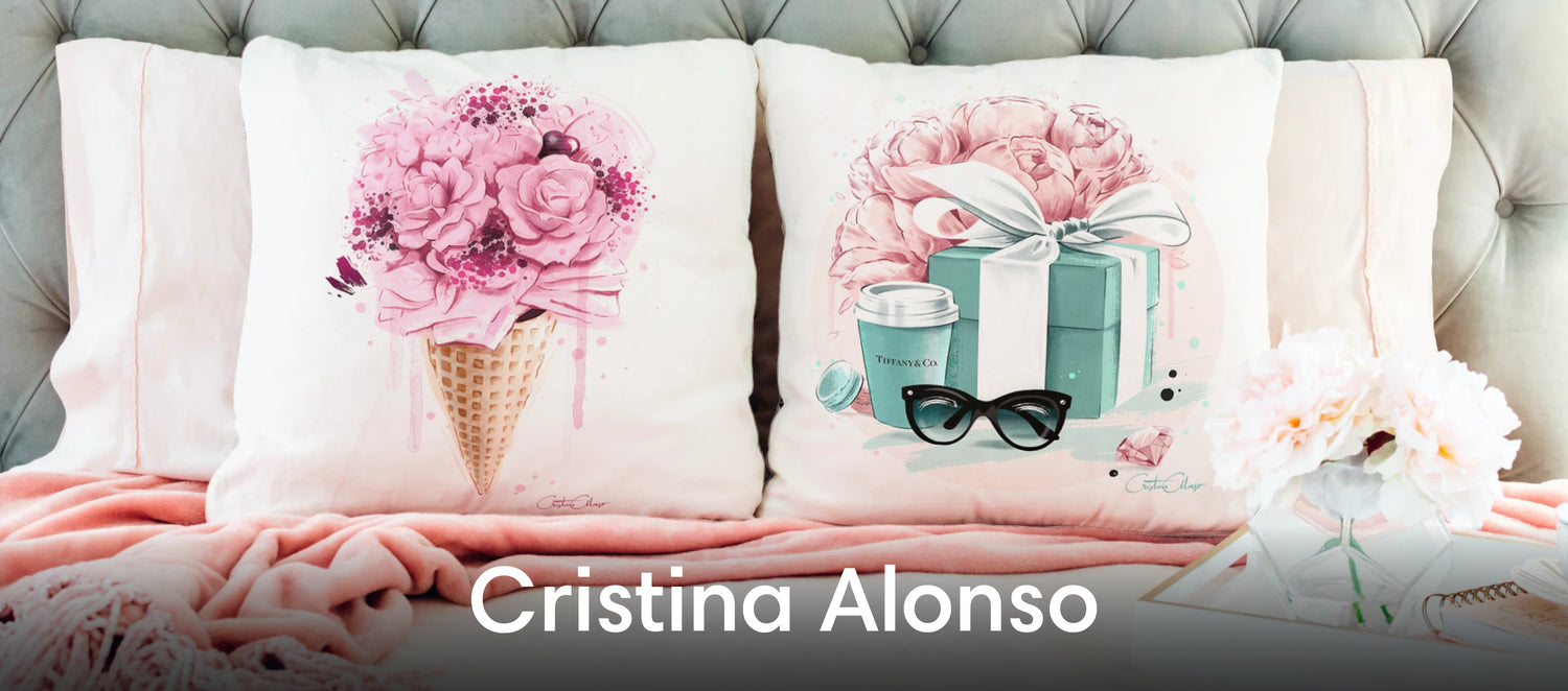 Cristina Alonso Throw Pillows