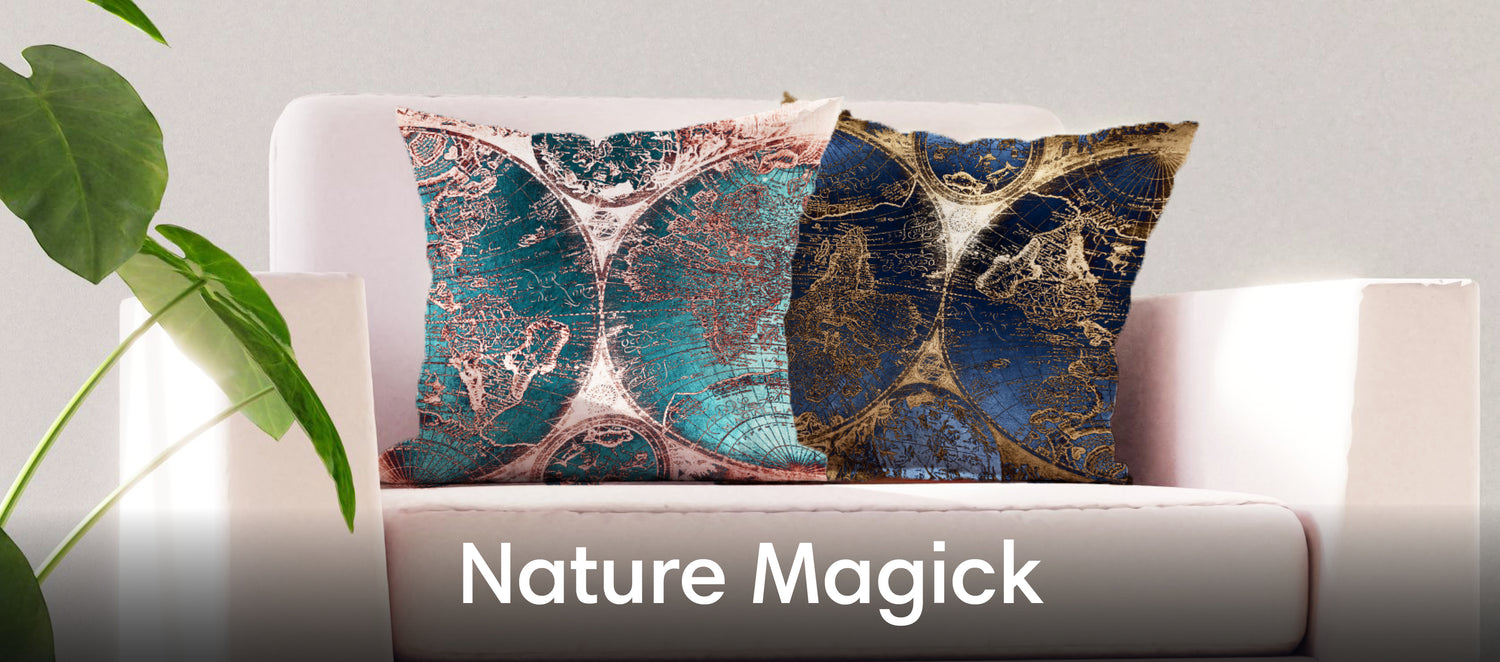 Nature Magick Throw Pillows