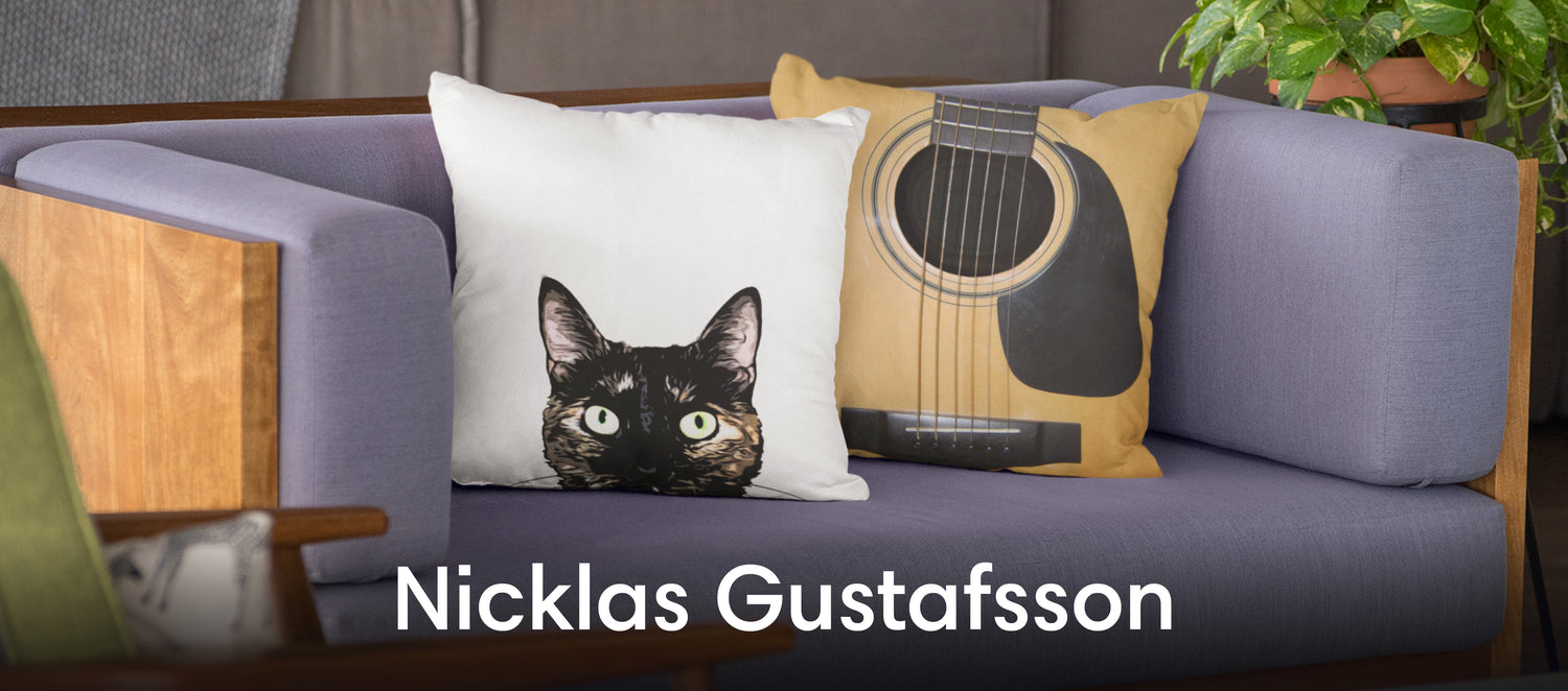 Nicklas Gustafsson Throw Pillows
