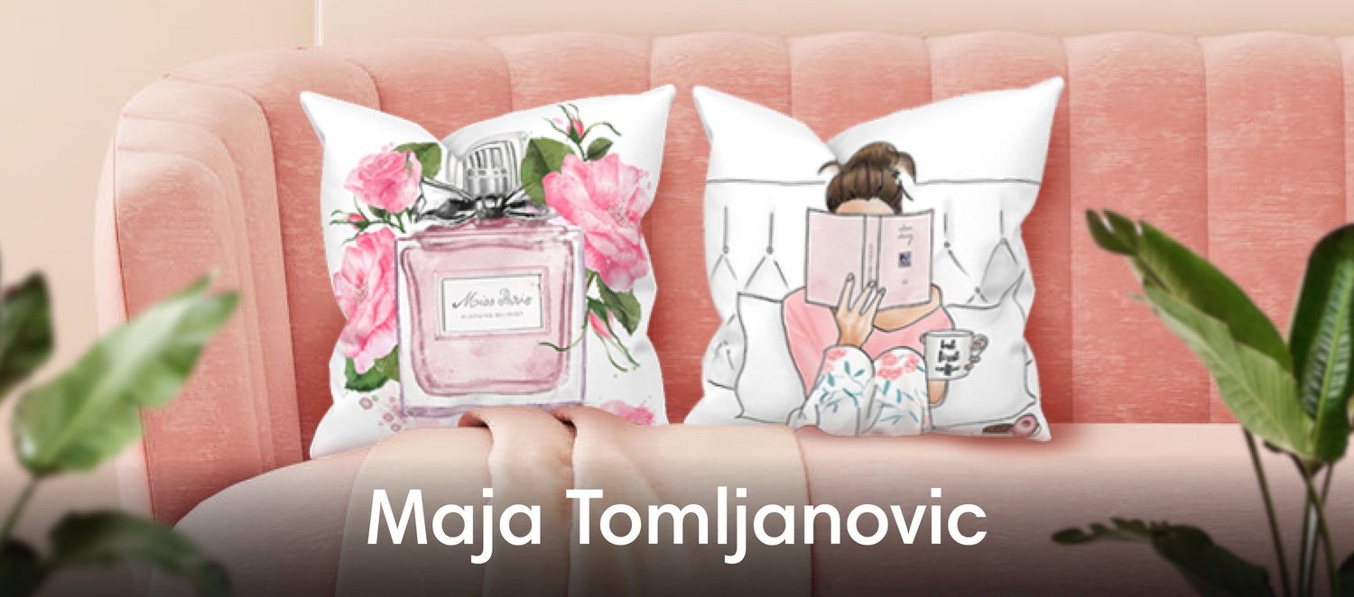 Maja Tomljanovic Throw Pillows