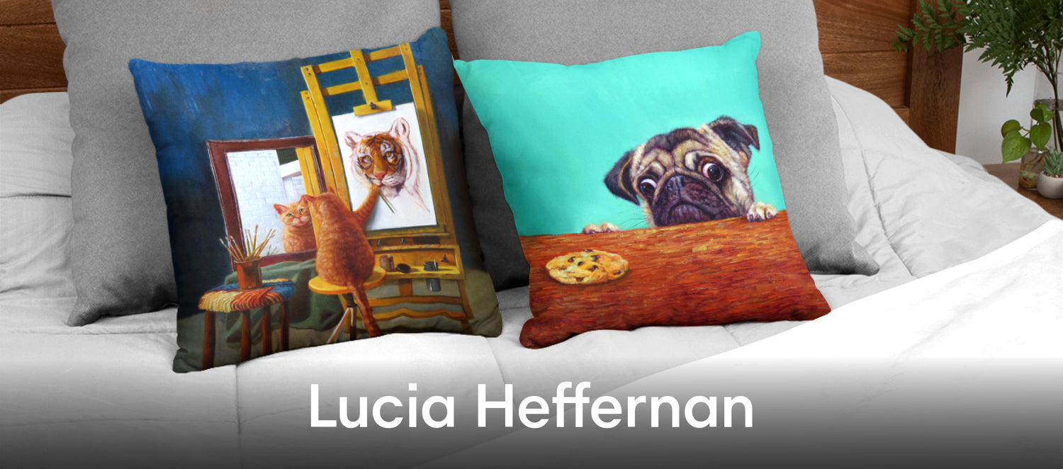 Lucia Heffernan Throw Pillows