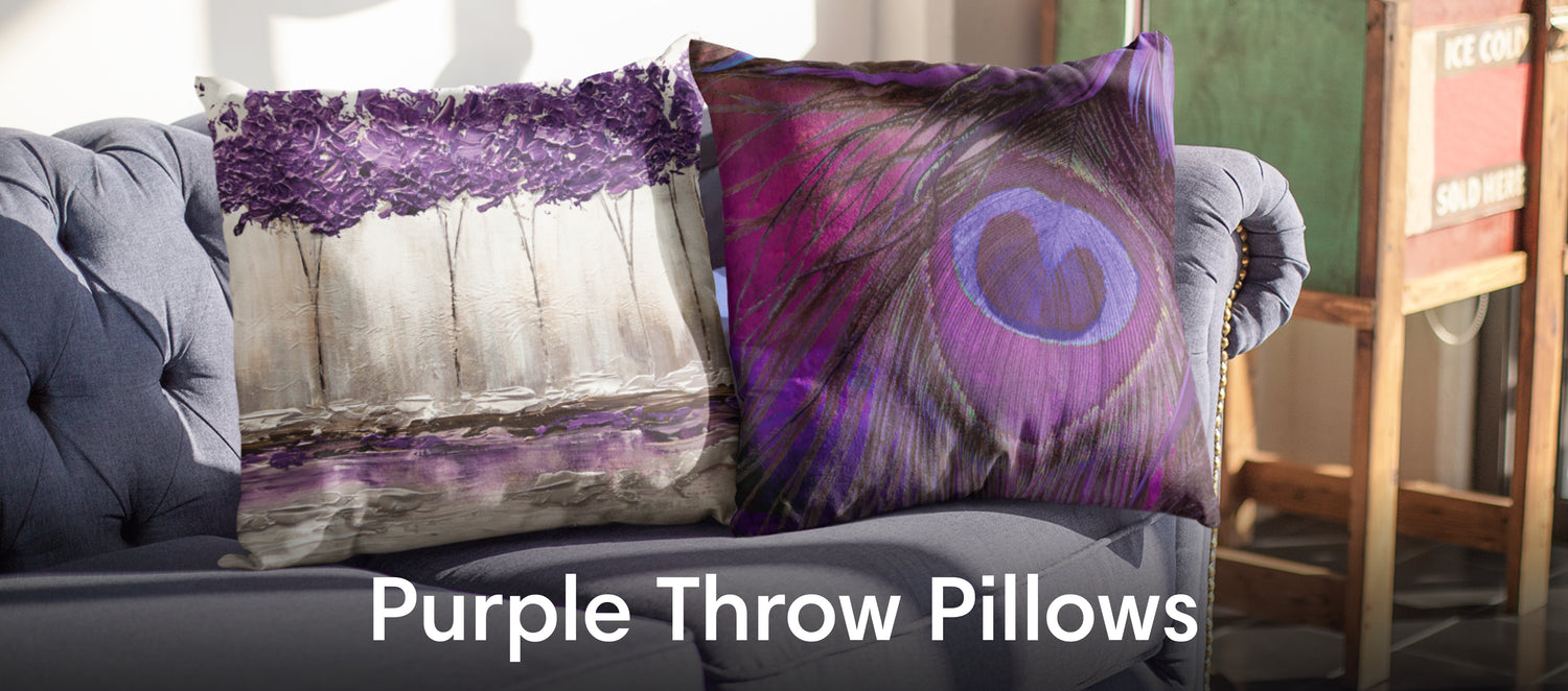 Purple Throw Pillows