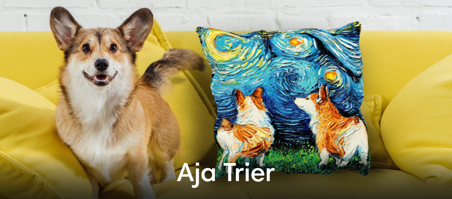 Aja Trier Throw Pillows