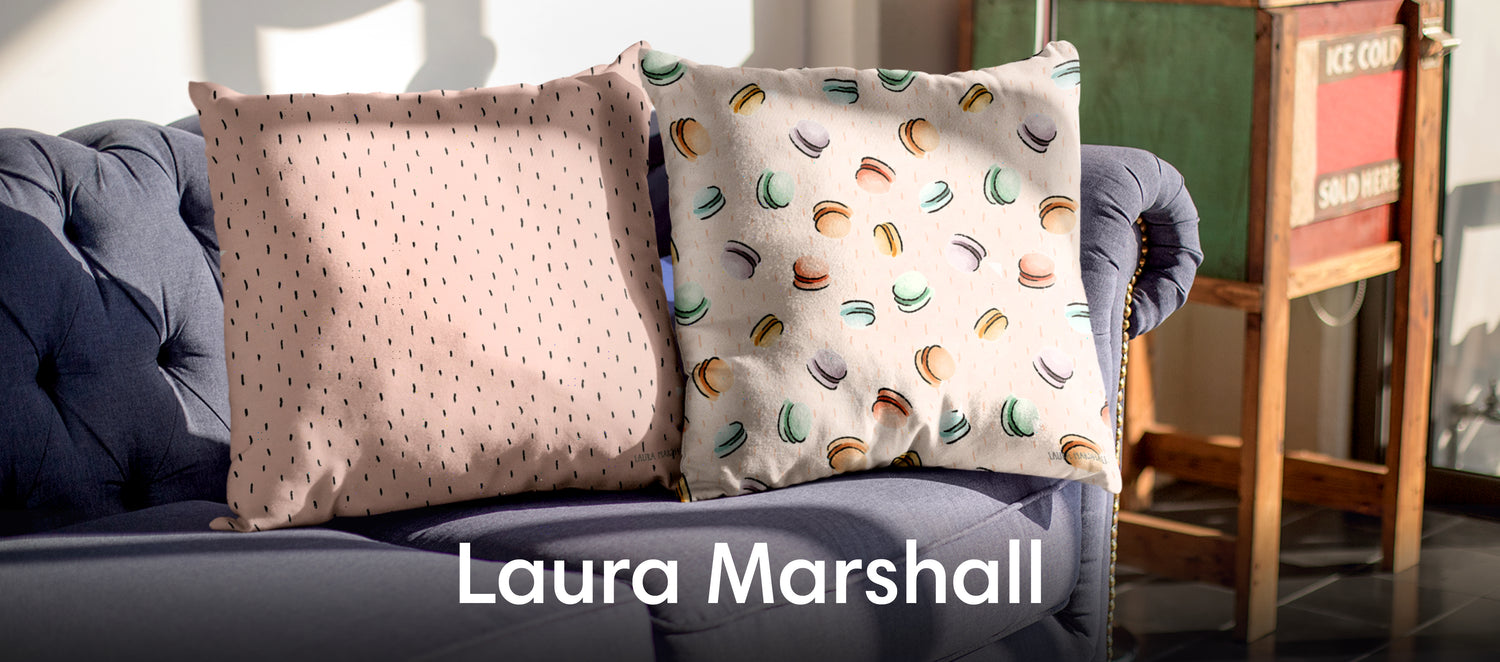 Laura Marshall Throw Pillows