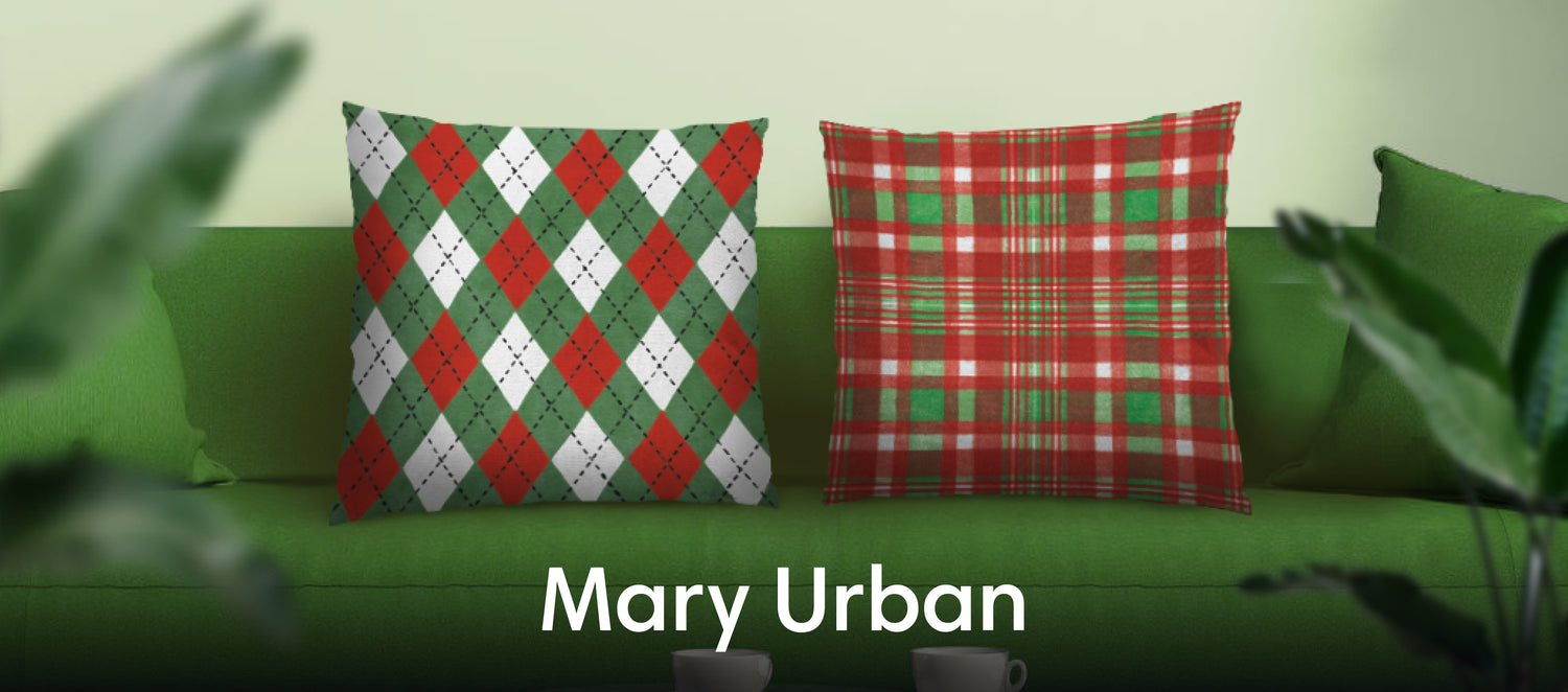 Mary Urban Throw Pillows