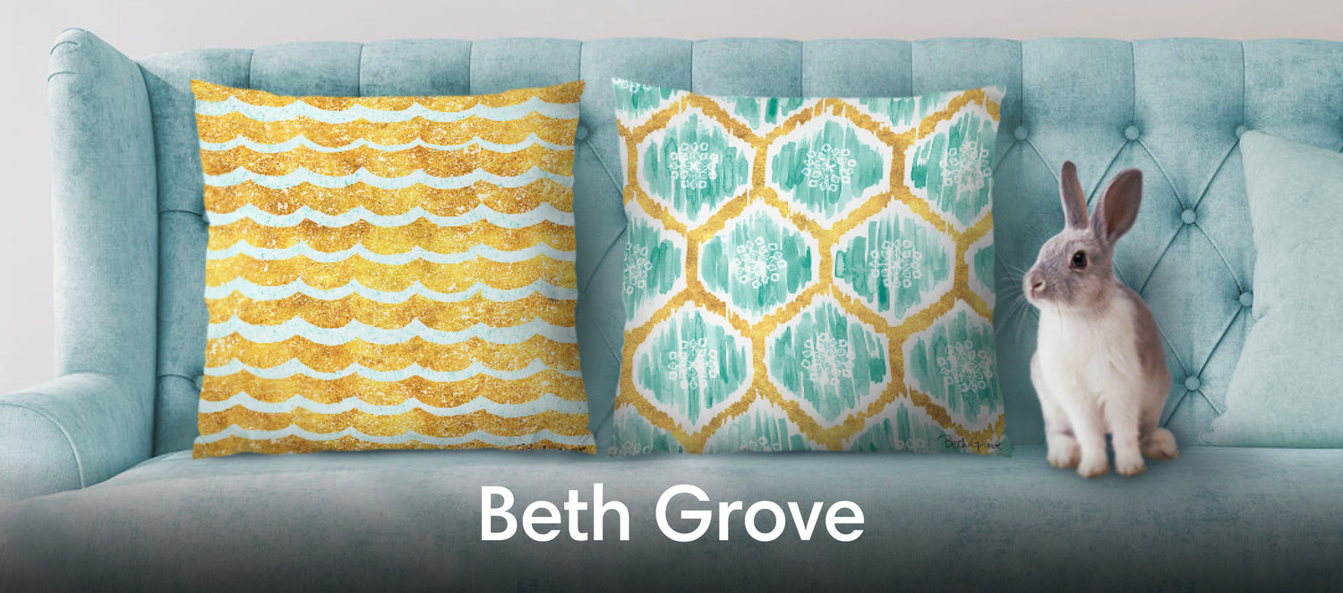 Beth Grove Throw Pillows