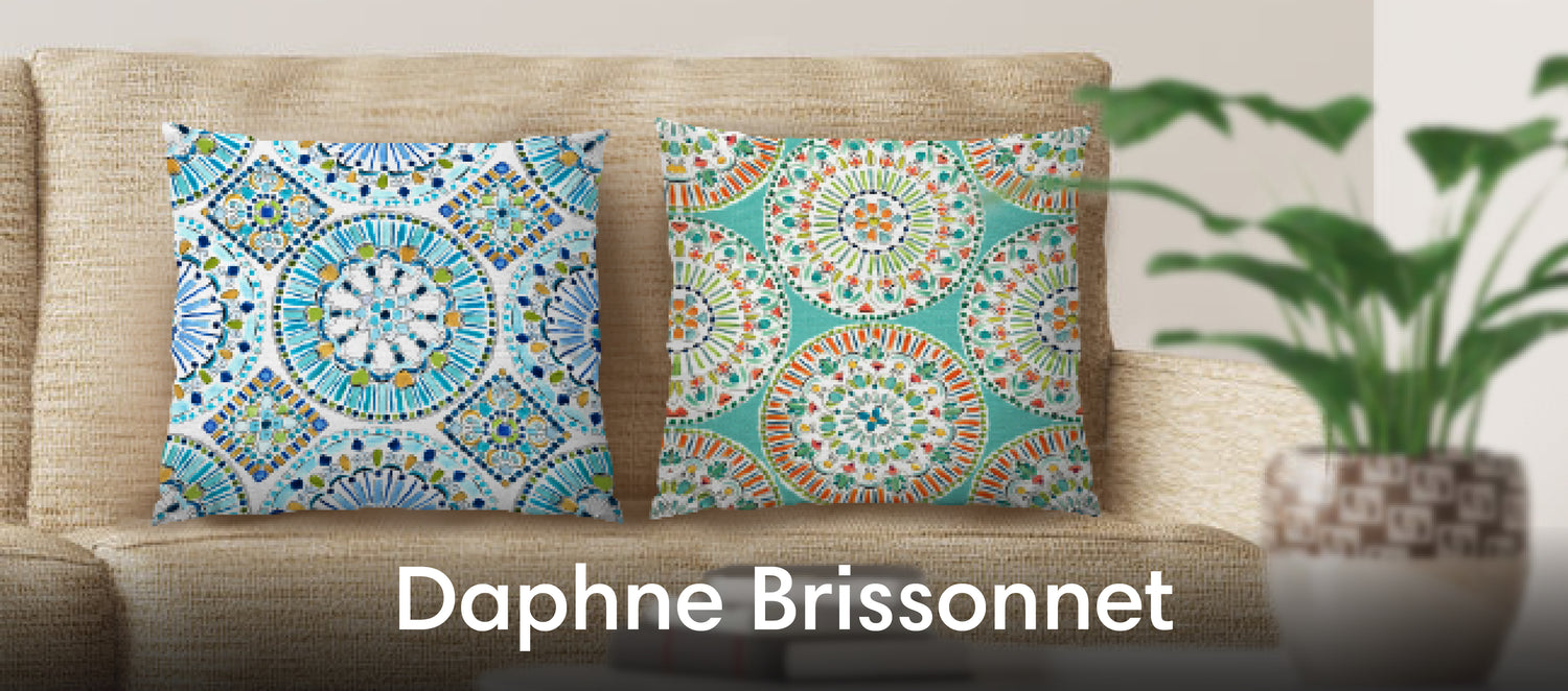 Daphne Brissonnet Throw Pillows
