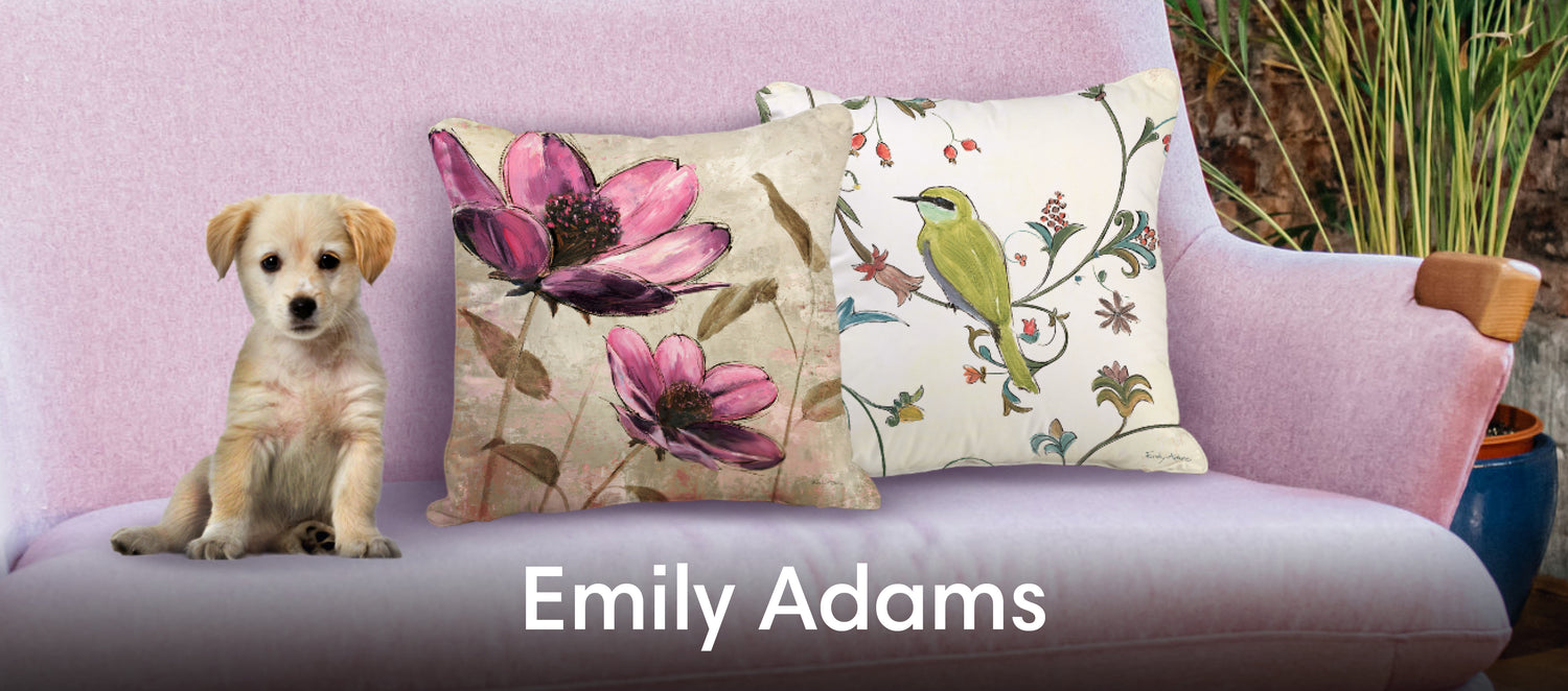 Emily Adams Throw Pillows