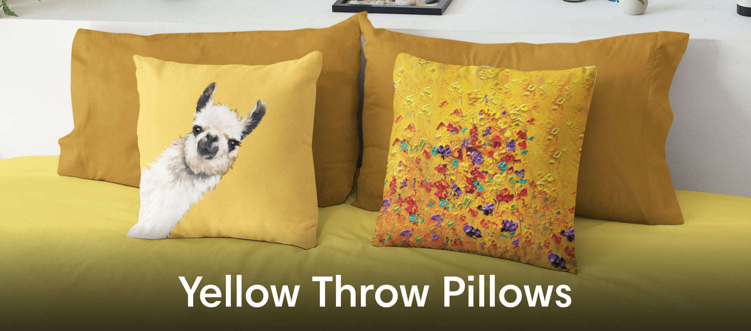 Yellow Throw Pillows