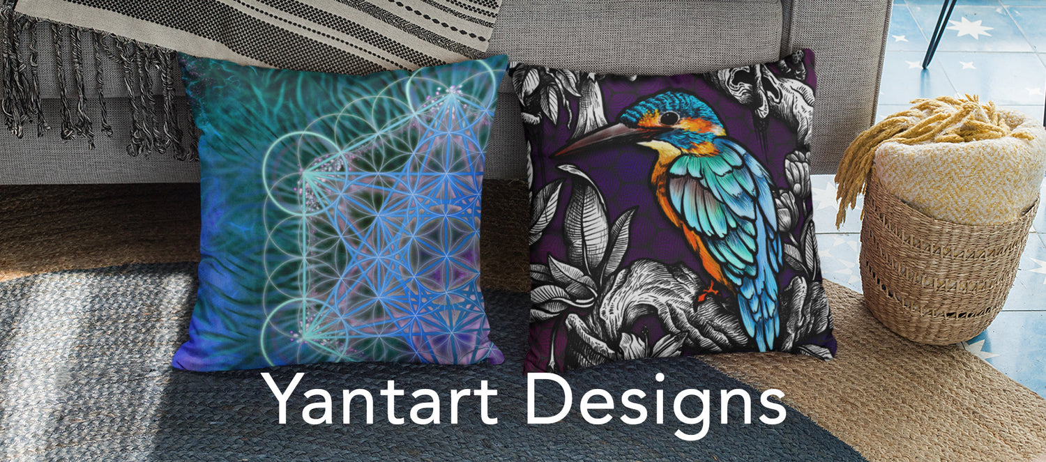 Yantart Designs Throw Pillows