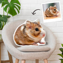 Custom Shaped Hamster Pillow