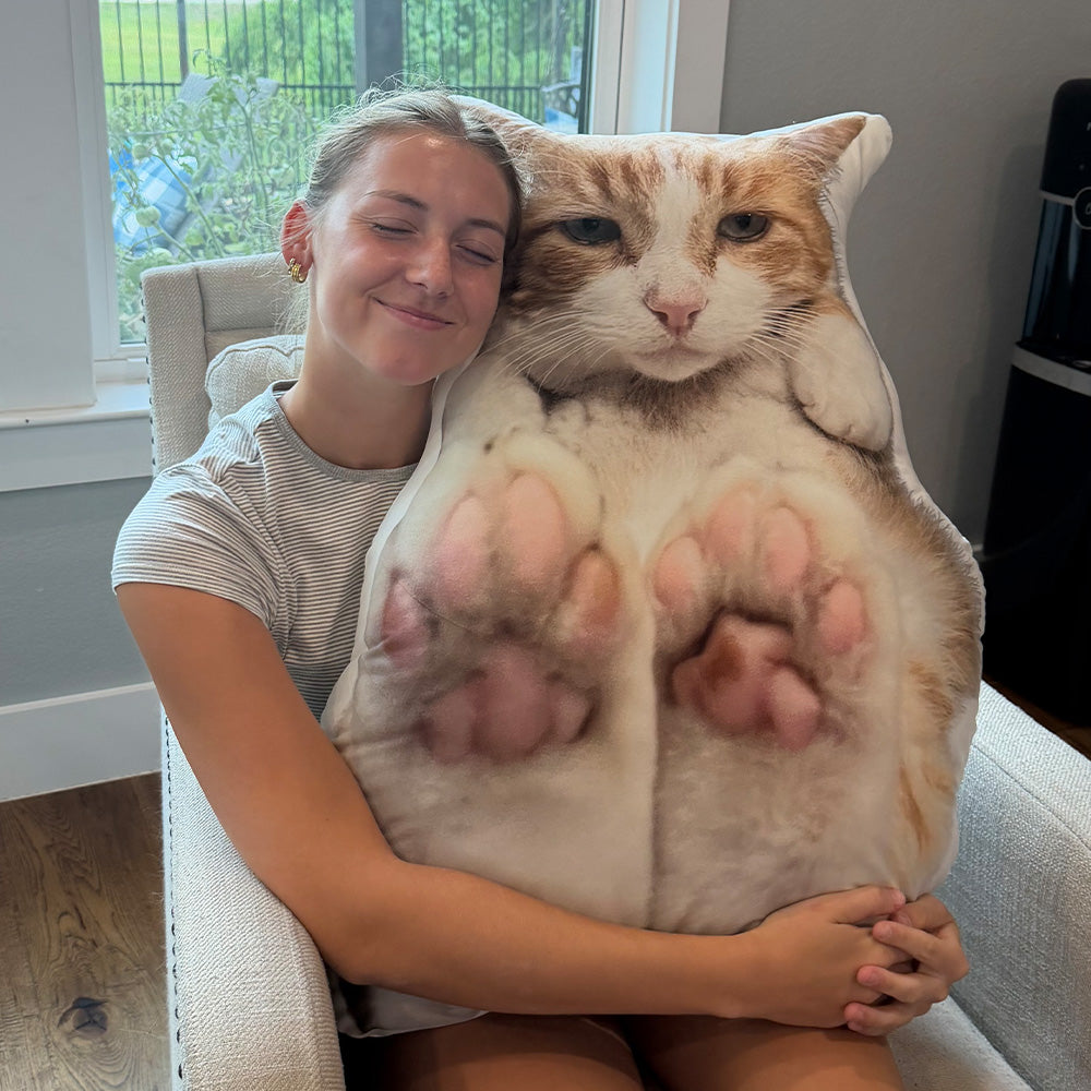 Custom cat pillow - Size: 30"