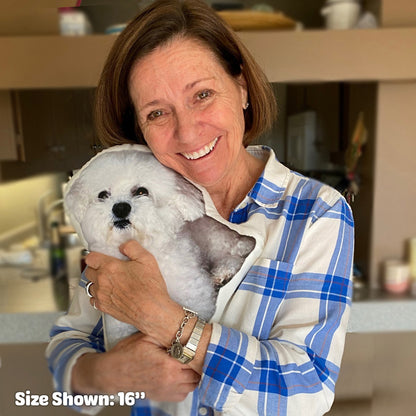 Custom Shaped Pillow For Pet Memorial