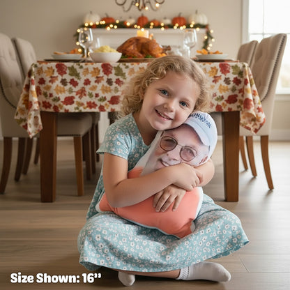 Custom Shaped Thanksgiving Pillow