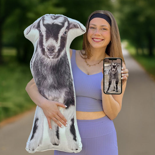 Goat Custom Shaped Pillow