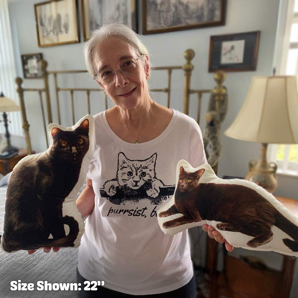 Custom Shaped Pillow For Pet Memorial