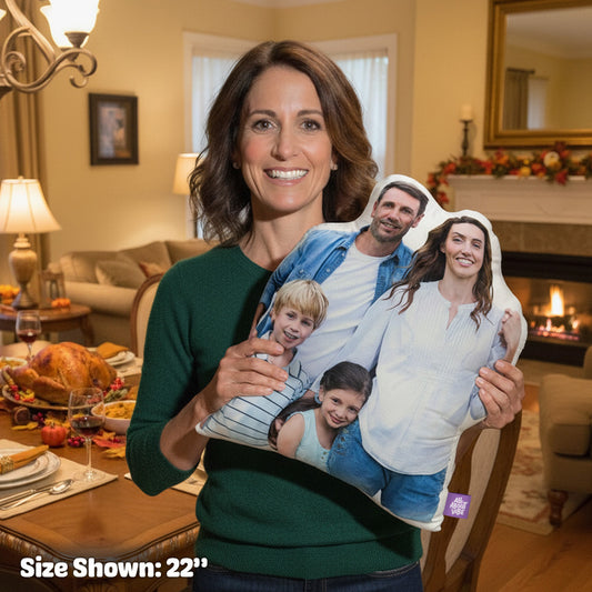 Custom Shaped Thanksgiving Pillow