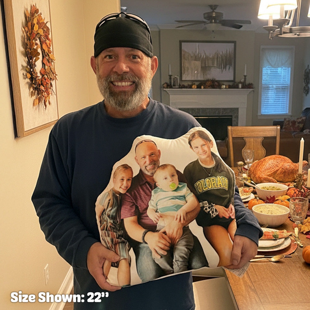 Custom Shaped Thanksgiving Pillow
