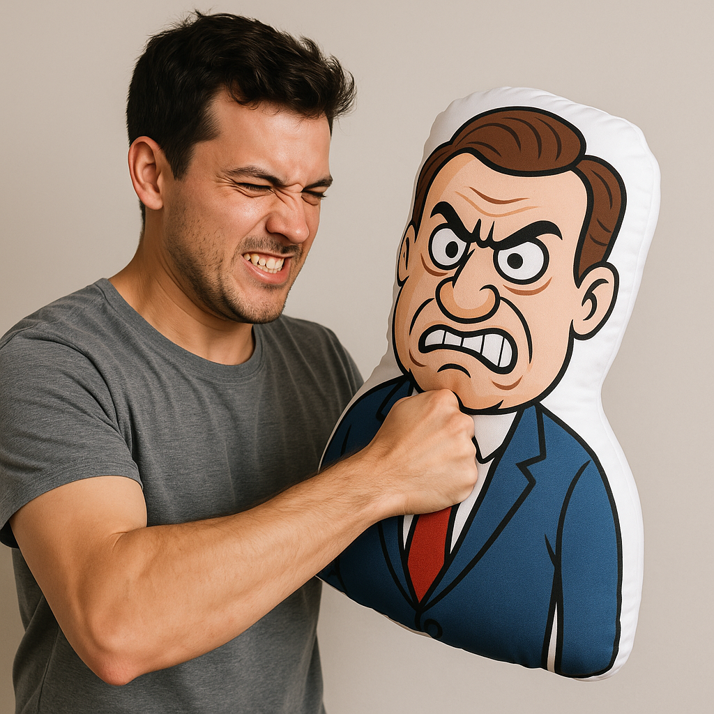 Custom Punch Pillow – The Ultimate Stress Relief Pillow