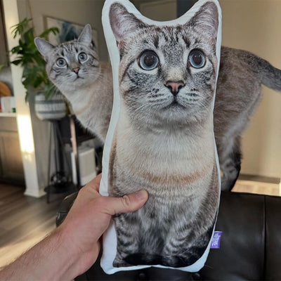 Custom cat pillow  - Size: 16"