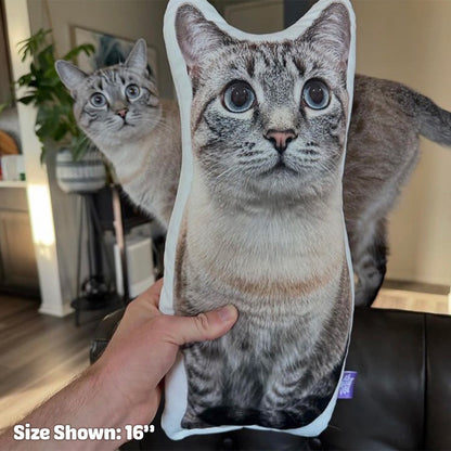 Custom Shaped Pillow For Cat Parents