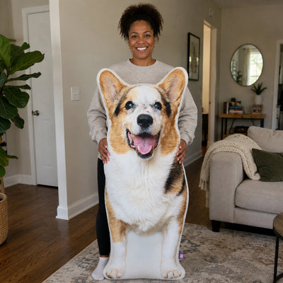Custom Shaped Corgi Pillow