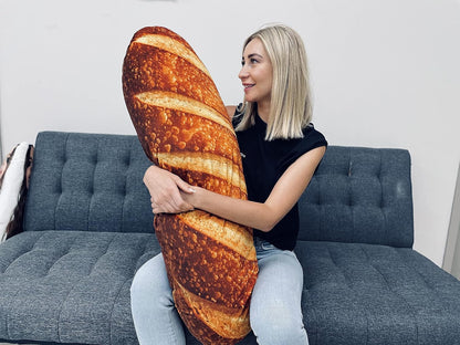 Realistic Bread Loaf Pillow