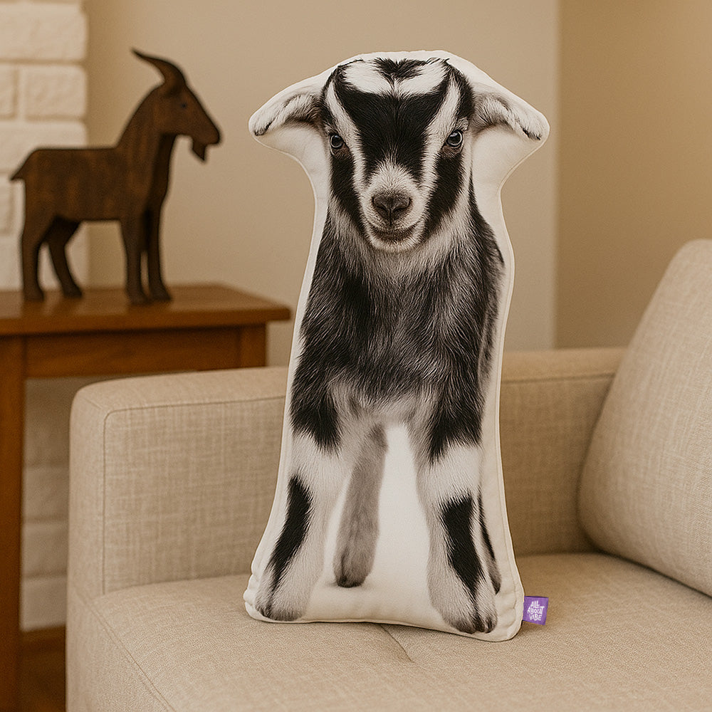 Almohada Personalizada en Forma de Cabra