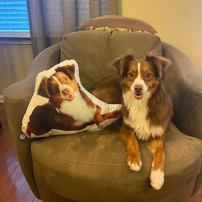 Australian Shepherd Custom Shaped Pillow