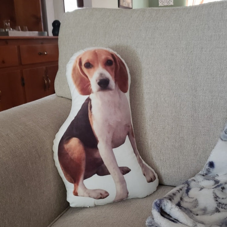 Almohada Personalizada con Forma de Beagle