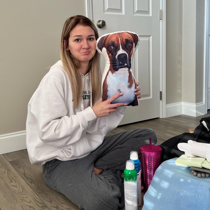 Boxer Custom Shaped Pillow