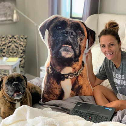 Boxer Custom Shaped Pillow